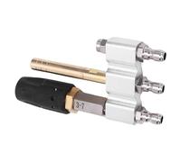 Bewinner Buse de Savon Longue Portée pour Nettoyeur Haute Pression, Conception 3 en 1, 1000-4050PSI, Buse de Lavage Doux en Aval à Torsion Réglable de 0 à 60 ° avec Connexion Rapide de 1/4 Po