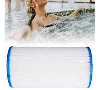 Bewinner Cartouche de Filtre de Rechange pour Piscine 12 X 23 Cm - Nettoyant pour Cartouche de Filtre LX B32 Spa, Accessoires de Piscine Blancs pour Poils d'animaux, Débris de Feuilles, Facile à
