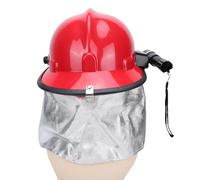 Bewinner Casque de Sauvetage Anti-sismique avec Phare, Casque de Protection de Pompier pour la Recherche et Le Sauvetage d'urgence, de Construction Léger et Réglable à 4 Niveaux d'absorption des