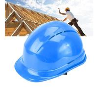 Bewinner Casque de sécurité ABS Respirant pour Les Travaux de Construction, Capuchon de Protection Anti-Impact avec Doublure en Tissu à Quatre Points, Conception de Rainure de Pluie à Bord roulé,
