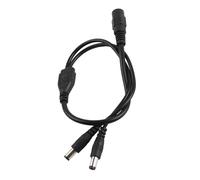 Bewinner CCTV Répartiteur de Câble D'alimentation 5.5x2.1mm 1F vers 2M | Cordon séparateur d\'alimentation cc en Y, pour plusieurs caméras de vidéosurveillance, accessoires basse tension 12V,
