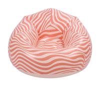 Bewinner Chaise Gonflable, Chaise Gonflable Portative Ergonomique à Motif de Bande Ondulée en PVC pour Une Utilisation Intérieure et Extérieure, canapé au Design Minimaliste pour Salon, Chambre à