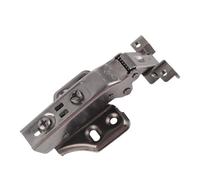 Bewinner Charnière de Porte Hydraulique à Fermeture Silencieuse pour Armoire à Cadre en Aluminium, Charnière de Garde-robe sans Poinçon, Acier laminé à Froid Robuste et Réglable, Quincaillerie à