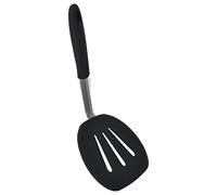 Bewinner Chef Spatule Ronde Large en Silicone, Flexible, Résistante à la Chaleur, Antiadhésive pour œufs à Crêpes, Poignée Ergonomique Mate Antidérapante, Noyau en Acier Inoxydable, Ustensile de