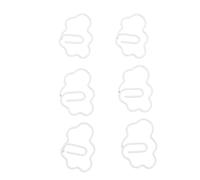 Bewinner Cloud Shaped Paper Clips, 100 Pcs Set (WHITE) | Design Adorable, matériau en fer, utilisation polyvalente, clips de papeterie