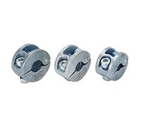 Bewinner Colliers de Butée de Foret en Alliage de Zinc, Type, Anneaux d'arrêt de Profondeur de Perçage avec clé Hexagonale pour Mèches en Acier au Carbone de 6mm 8mm 10mm 3 Pièces