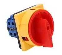 Bewinner Commutateur de Commutation à Came Rotative, 240V DC, AC 440V, 20a, Sélecteur Universel, Interrupteur de Coupure de Courant, Cadenassable