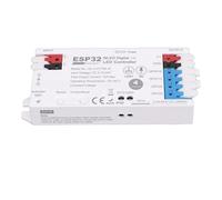 Bewinner Contrôleur de Bande LED 4 Canaux avec Micro, Contrôleur RVB Numérique 15 A, Port de Téléchargement UART de Type C, de Bande Lumineuse Prenant en Charge jusqu'à 800 Perles Lumineuses,