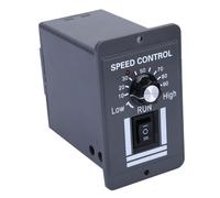 Bewinner Contrôleur de Vitesse de Moteur à Brosse PWM DC 12-60 V 40 A, Interrupteur Réversible CW CCW, Rotation Avant et Arrière, Régulateur de Moteur Robuste avec Boîtier de Dissipation Thermique