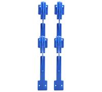 Bewinner Crochet de Suspension de Piscine en Plastique pour Poteau Télescopique, Tuyau d'aspiration, écumoire, Brosse - Accessoires de Piscine, Organisateur Mural en ABS Antirouille pour Outils de