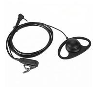 Bewinner Ecouteur,Oreillette De Type D à Fiche De 2,5 Mm Conçue pour Les Radios avec Microphone Et Bouton Ptt Adaptés pour Les Activités De Sécurité,Les Gardes du Corps Et Autres
