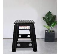 Bewinner Escabeau Pliable Portable Antidérapant pour Adultes - Tabouret en Plastique Antidérapant avec Boucle de sécurité, Robuste et Durable, Peu Encombrant et Pratique à Transporter pour la