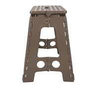 Bewinner Escabeau Pliable Portable Antidérapant pour Adultes - Tabouret en Plastique Antidérapant avec Boucle de sécurité, Robuste et Durable, Peu Encombrant et Pratique à Transporter pour la