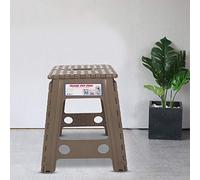 Bewinner Escabeau Pliable Portable Antidérapant pour Adultes - Tabouret en Plastique Antidérapant avec Boucle de sécurité, Robuste et Durable, Peu Encombrant et Pratique à Transporter pour la