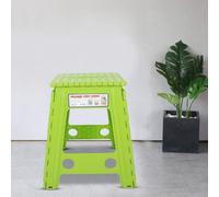 Bewinner Escabeau Pliable Portable Antidérapant pour Adultes - Tabouret en Plastique Antidérapant avec Boucle de sécurité, Robuste et Durable, Peu Encombrant et Pratique à Transporter pour la