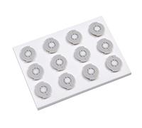 Bewinner Filtres de Réservoir d'eau de Remplacement pour 1S T4 T5 S4 S5 S6 S50 S51 S55 - 12 Accessoires pour Robot de Balayage, élément Filtrant ABS et Coton, Installation Facile, Filtre à Boue et