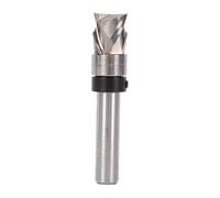 Bewinner Fraise à Affleurer Hélicoïdale, Queue de 8 Mm, Coupe de 12 Mm | Roulement supérieur guidé, modèle de gabarit CNC, coupe-spirale en carbure, coupe du bois, finition miroir, acier 45
