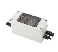 Bewinner Interrupteur de Déconnexion Solaire 500 V et Mini Disjoncteur, Boîtier de Sectionneur PV étanche IP65 20 A pour Panneau Solaire, Protection contre les Surcharges CC avec Couvercle