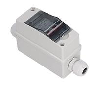 Bewinner Interrupteur de Déconnexion Solaire PV 20 A IP65 étanche DC 500 V Isolateur de Circuit Photovoltaïque Boîte de Disjoncteur Miniature Intérieur Extérieur pour Système de Panneaux Solaires RV