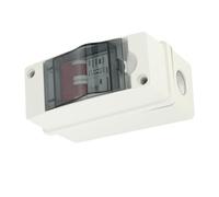 Bewinner Interrupteur de Déconnexion Solaire PV 63A DC500V IP65, Isolateur de Circuit Photovoltaïque étanche, Boîte de Disjoncteur Miniature RV pour Système Solaire Hors Réseau (16A)