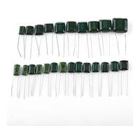 Bewinner Kit Assorti de Condensateurs à Film Polyester 660 Pièces - 24 Valeurs 0,22nF à 470nF 100V Condensateurs en Papier PET pour Projets électroniques, Applications de Dérivation