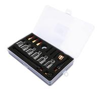 Bewinner Kit D'accessoires de Torche de Soudage, Buse en Verre, Pince en | Pièces de rechange pour soudeuse à l\'argon, coupelles en verre haute température, raccords en laiton durables,