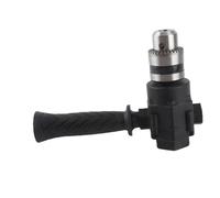 Bewinner Kit de Fixation de Perceuse à Angle Droit, Accessoire d'extension de Courbure à 90 Degrés pour Espace étroit, Outil de Réparation de Dispositif d'Angle électrique avec Poignée de Mandrin