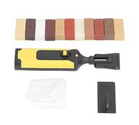 Bewinner Kit de Réparation de Parquet Multifonction - Blocs de Cire de 11 Couleurs avec Stylo Chauffant électrique pour Fissures, Remplissage de Rayures Stratifiées pour Meubles et Sols en Bois, ABS