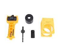 Bewinner Kit d'installation de Loquet de Porte avec Scie Cloche et Outil de Mortaiseuse pour Portes de 1-3/8" et 1-3/4" d'épaisseur, Kit 'installation de Serrure de Porte avec Gabarit Réglable,