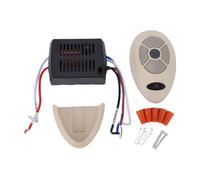 Bewinner Kit Télécommande et Récepteur pour Ventilateur de Plafond | Construction PC, Utilisation D'un Ventilateur à Chaîne, Contrôle de la Lumière à intensité Variable, Appairage par Code DIP