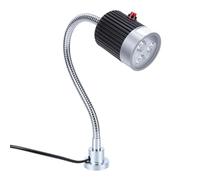 Bewinner Lampe de Travail LED 1500 Lm 6500 K Lampe de Machine à Col de Cygne Flexible avec Base Magnétique, 30 Cm 5 W IP65 étanche pour Atelier, d'établi pour Tour, Fraiseuse CNC, Machine à Coudre