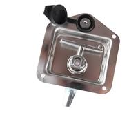 Bewinner Loquet à Poignée en T avec Clés, Serrure de Boîte à Outils en Acier Inoxydable, Poignée Pliante pour Armoire de Boîte à Outils, Usage Commercial à Domicile, Mécanisme de Verrouillage