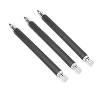 Bewinner Lot de 3 Crayons de Charpentier Mécaniques 5,6 Mm, Kit d'outils de Traçage, Taille-Crayon intégré, Crayon Graphite Automatique pour le Travail du Bois, le Marquage, le Dessin, Fournitures