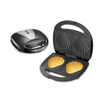 Bewinner Machine à Madeleine Double Face 850W - Faites vos Madeleines et Petits Déjeuners avec Anti-brûlure - Idéal pour Pain en Forme de Coquillage