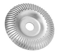 Bewinner Meule en Acier au Carbone 125mm pour Façonnage et Sculpture du | Disque de meuleuse d\'angle, outil de sculpture sur bois, élimination des bavures, conception anti-jeu, durable
