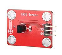 Bewinner Module de Capteur de Température LM35, Sortie Analogique 3,3 V-5 VDC, Carte de Capteur pour, Compatible, Sortie Linéaire 10 MV/°C, Module PCB avec Interface Broches et Montage