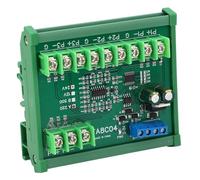 Bewinner Module de Capteur de Température PT100 RTD Collection de Résistance Boîtier de Rail de Guidage -40 ℃ à +500 ℃ DC24V pour Système de Contrôle Industriel DIN35 C45 (A0 DC24V)