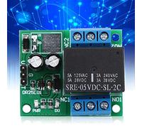 Bewinner Module de Relais DPDT DC6-24V, Autobloquant, Bistable, Bipolaire, Double Jet, Contrôle à Faible Impulsion, Carte de Relais 5A avec Indicateur de polarité Inversée pour le Contrôle de (DC5V)