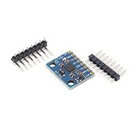 Bewinner Module MPU-6050 6DOF GY-521 PCB Capteurs Gyroscopiques 3 Axes Carte Accéléromètre Convertisseur AD 16 Bits Communication IC Alimentation 3-5 V pour Détection de Mouvement