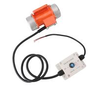 Bewinner Moteur de Vibration de Vibrateur de Béton DC 24 V, Moteur électrique en Alliage d'aluminium IP65 sans Balais de 20 W avec Contrôleur de Vitesse, Affichage de Vitesse Réglable, Haute (20W)