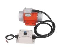 Bewinner Moteur Vibrant électrique Force Excitante Réglable 30 W 4000 Tr/min Moteur de Vibration CC sans Balais avec Contrôleur de Vitesse pour Vibrateur de Béton, Exploitation Minière, Construction