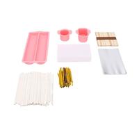 Bewinner Moule à Cake Pop pour Anniversaires Mariages (PINK) | Kit de cuisson complet, double plateau, emporte-pièces ovales ronds, présentoir en acrylique, antiadhésive, matériaux de