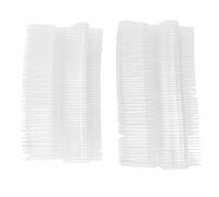Bewinner Moules à Clapet pour Fonte de Cire, Paquet de 100, Plateau en Plastique Vide Transparent en Forme de Cœur avec Couvercle à Pression pour la Fabrication de Bougies, Tartes sans Mèche, Savon
