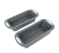 Bewinner Moules à Pain en Silicone Antiadhésifs Lot de 2-2 Pièces - Moules à Dégagement Facile pour Pain de Viande, Pains, Gâteaux, Brownies, Lasagnes, Cocottes, Cuisson Multi-Usages