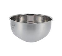 Bewinner Panier de Vidange en Acier Inoxydable pour Cuisine, Tamis à Riz à Fond incliné et Passoire à Légumes, Passoire épaisse pour Fruits, Pâtes, Haricots, 26 Cm, Passe au Lave-vaisselle, Argent