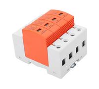 Bewinner Parasurtenseur AC 4P Dispositif de Protection Contre Les Surtensions 20-40KA 420V, Parafoudre SPD à Réponse Rapide sur Rail DIN 36 Mm, Protecteur de Surtension Transitoire pour Systèmes