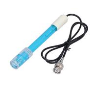 Bewinner Ph201 Sonde de Capteur BNC à électrode de PH Composite, Testeur de PH en Plastique Non Remplissable pour l'industrie Chimique, Plage 0-14 avec Câble de 110 Cm