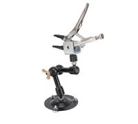 Bewinner Pince à Souder Flexible avec Bras articulé - Base de 2,95 Pouces, Pince à Bec effilé, Support de Caméra et Support de Pistolet Thermique, Outil de Troisième Main pour le Soudage électronique