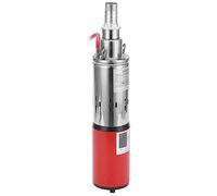 Bewinner Pompe à Eau Solaire 50m Haute Levée 1.5m³/h DC24V Pompe Submersible à Vis d'entraînement électrique pour l'irrigation, étang à Poissons, Navires