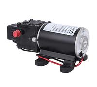 Bewinner Pompe à Membrane Intelligente 12 V DC 120 W Haute Pression 7 L/min Sortie 10 Mm Pressostat Automatique Auto-amorçant Résistant à la Corrosion Silencieuse (Moteur 12V)